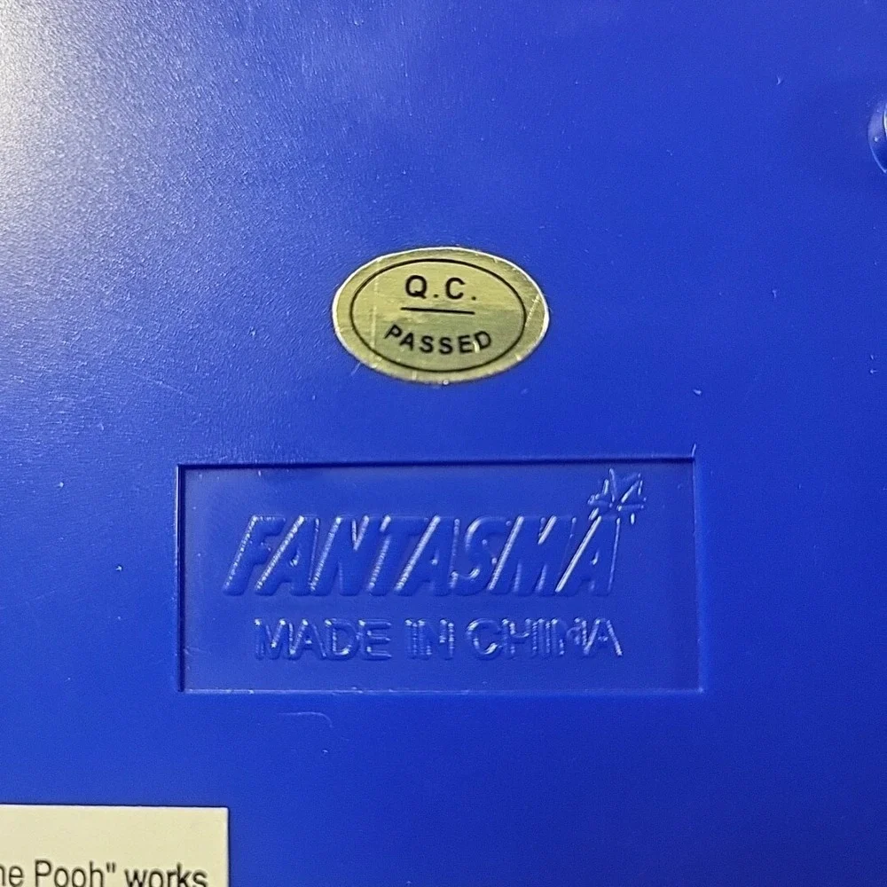 Disney Fantasma Winnie The Pooh Tigger Figural Bedroom‎ Clock Flaw- No Alarm